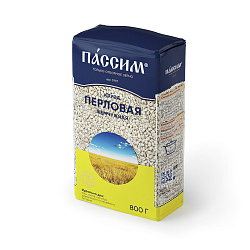 Перловая крупа ПАССИМ Жемчужная м/у 800г