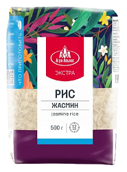 Рис АГРО-АЛЬЯНС тайский жасмин карт/уп 500г