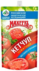 Кетчуп МАХЕЕВЪ Томатный без сахара и крахмала д/пак 300г