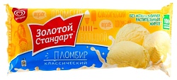 Мороженое ЗОЛОТОЙ СТАНДАРТ Пломбир классический бзмж 400г