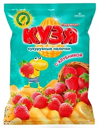 Палочки кукурузные КУЗЯ ЛАКОМКИН Клубника 100г