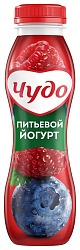Йогурт ЧУДО черника малина бзмж 1.9% 260г