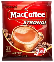 Кофе МАК КОФЕ СТРОНГ растворимый 3в1 25пак*16г