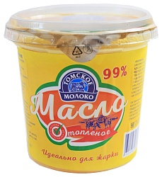Масло сливочное ТОМСКОЕ МОЛОКО топленое бзмж 99% 300г