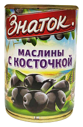 Маслины ЗНАТОК с/к ж/б 280г