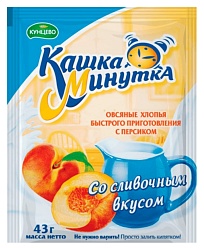 Кашка-минутка КУНЦЕВО персик со сливками м/у 43г
