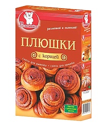 Плюшки РАЗМЕШАЙКА с корицей карт/уп 300г