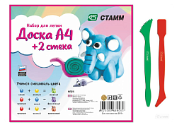 Доска для пластилина СТАММ А5+2стека