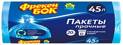 Пакеты для мусора ФРЕКЕН БОК прочные синие 45л 20шт