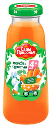 Нектар САДЫ ПРИДОНЬЯ морковный с мякотью ст/б 0.2л