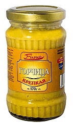 Горчица БАРКО крепкая ст/б 170г