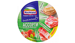 Сыр плавленый ХОХЛАНД Ассорти зеленое бзмж 45% 140г