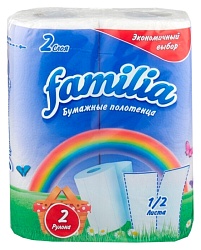 Бумажные полотенца ФАМИЛИЯ 2сл 2рул