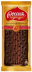 Шоколад РОССИЯ Золотая марка Дуэт в горьком 85г