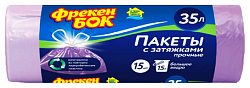 Пакеты для мусора ФРЕКЕН БОК прочные с затяжками 35л 15шт
