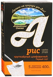 Рис АЛТАЙСКАЯ СКАЗКА круглозерный карт/уп 5*80г
