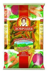 Мак.изделия ДОБРОДЕЯ Перья овощные рифленые м/у 400г