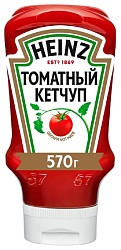 Кетчуп ХАЙНЦ томатный пэт 570г