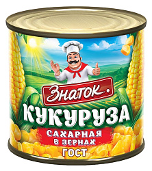 Кукуруза ЗНАТОК сахарная ж/б 400г
