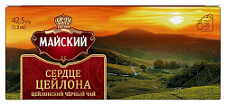 Чай МАЙСКИЙ Сердце Цейлона черный 25пак