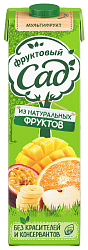 Нектар ФРУКТОВЫЙ САД смесь фруктов с мякотью для детского питания 0.95л