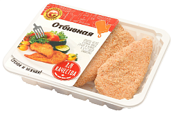 Отбивная МЕЖЕНИНОВСКАЯ ПФ из мяса цыпленка охл 500г