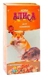 Корм для хомяков АЛИСА с витаминами 450г