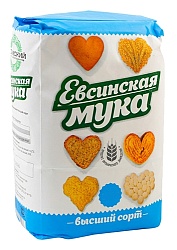 Мука ЕВСИНСКАЯ пшеничная в/с м/у 1кг