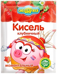 Кисель ТРАПЕЗА Смешарики клубничный моментальный м/у 20г