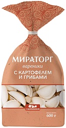 Вареники МИРАТОРГ с картофелем и грибами 600г