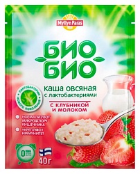Каша овсяная МЮЛЛИН ПАРАС с клубникой и молоком м/у 40г