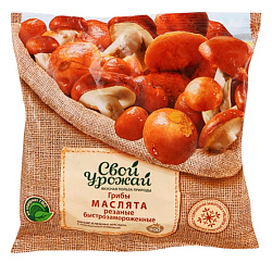 Маслята СВОЙ УРОЖАЙ резаные с/м 300г