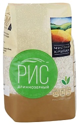 Рис ЧИСТАЯ КРУПА длиннозерный м/у 800г