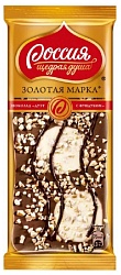 Шоколад РОССИЯ Золотая марка молочный фундук 80г