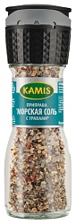 Соль морская КАМИС С травами мельница ст/б 78г