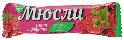 Батончик ЭФФОРТ Мюсли малина злаки 40г