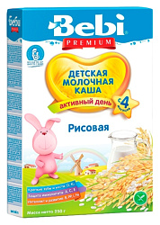 Каша БЕБИ рисовая молочная бзмж карт/уп 250г