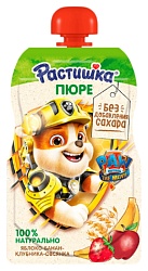 Пюре РАСТИШКА яблоко банан клубника овсянка м/у 85г