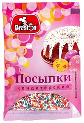 Посыпка кондитерская ПРЕСТОН Радуга бисер м/у 7г