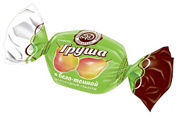 Конфеты МИКАЭЛЛО Груша в бело-темной глазури весовые