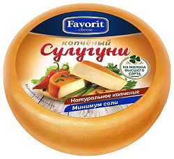 Сыр ФАВОРИТ ЧИЗ Сулугуни копченый бзмж 45% 190г