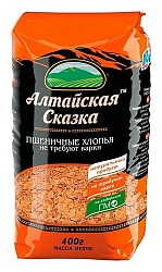 Пшеничные хлопья АЛТАЙСКАЯ СКАЗКА м/у 400г