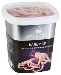 Кальмар МЕРИДИАН щупальца и соломка в рассоле 415г