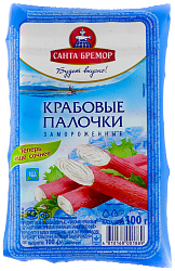Крабовые палочки САНТА БРЕМОР с/м 100г