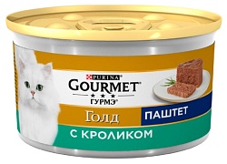 Корм для кошек ГУРМЭ Голд с кроликом 85г