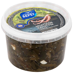 Салат из морской капусты БАЛТИЙСКИЙ БЕРЕГ с кальмарами в уксусно-масляной заливке 250г