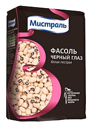 Фасоль МИСТРАЛЬ черный глаз м/у 450г