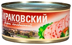 Фарш РУЗКОМ колбасный Краковский ж/б 325г