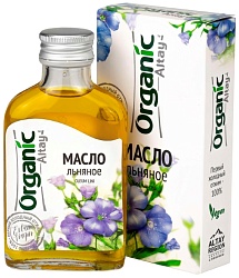 Масло льняное АЛТАЙ ОРГАНИК 100мл