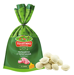 Пельмени ТЕЛЯТИНО с телятиной 800г